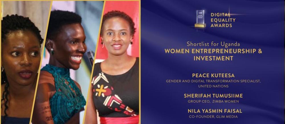 Three Ugandan Women Nominated For 2021 Digital Equality Awards