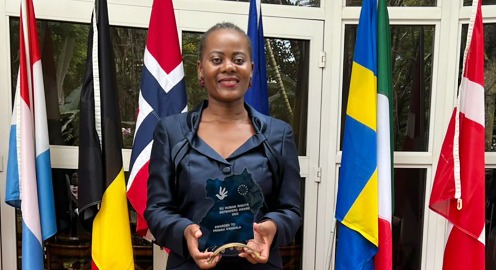 Primah Kwagala Awarded 2022 Human Rights Defenders Award